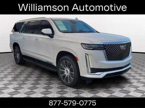 Crystal White Tri-Coat 2022 Cadillac Escalade ESV Premium Luxury