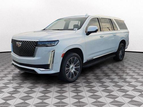 Crystal White Tri-Coat 2022 Cadillac Escalade ESV Premium Luxury