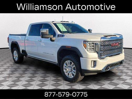 White Frost Tri-Coat 2023 GMC Sierra 2500 Denali