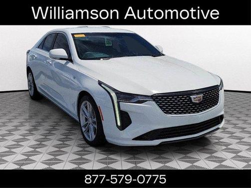 Summit White 2024 Cadillac CT4 Luxury