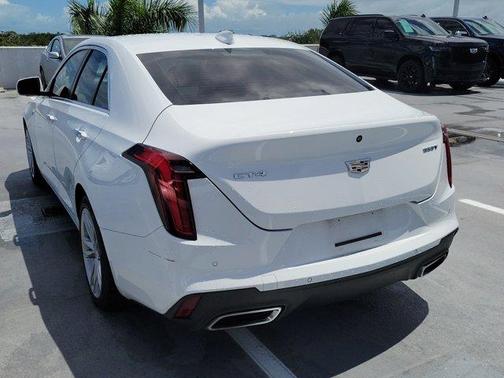 Summit White 2024 Cadillac CT4 Luxury