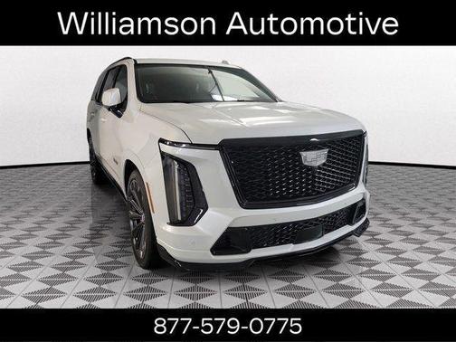 Crystal White Tri-Coat 2025 Cadillac Escalade V-Series