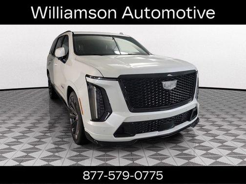 Crystal White Tri-Coat 2025 Cadillac Escalade V-Series