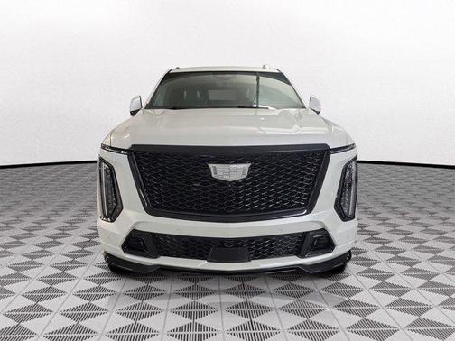 Crystal White Tri-Coat 2025 Cadillac Escalade V-Series
