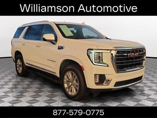 Summit White 2022 GMC Yukon SLT