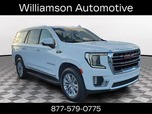 Summit White 2022 GMC Yukon SLT