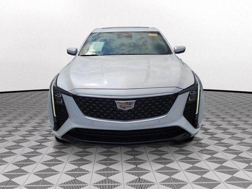 Crystal White Tri-Coat 2025 Cadillac CT5 Premium Luxury RWD