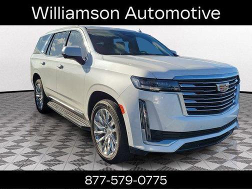 Crystal White Tri-Coat 2021 Cadillac Escalade Premium Luxury Platinum