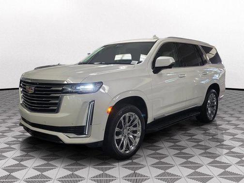 Crystal White Tri-Coat 2021 Cadillac Escalade Premium Luxury Platinum