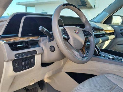 Crystal White Tri-Coat 2021 Cadillac Escalade Premium Luxury Platinum