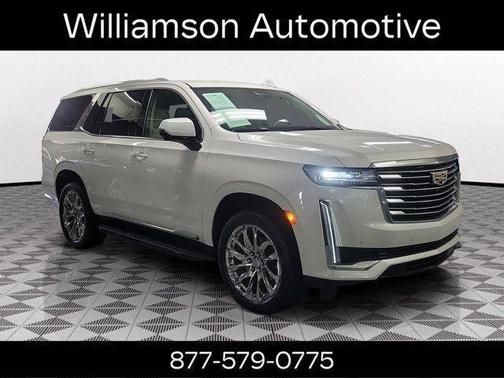 Crystal White Tri-Coat 2021 Cadillac Escalade Premium Luxury Platinum