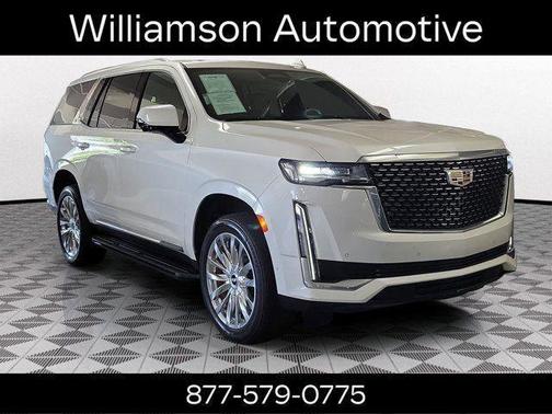 Crystal White Tri-Coat 2022 Cadillac Escalade Premium Luxury