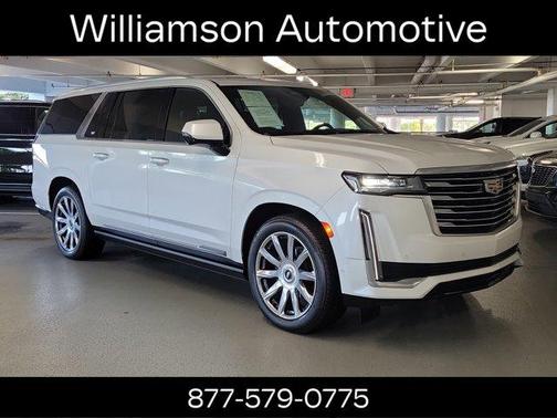 Crystal White Tri-Coat 2023 Cadillac Escalade ESV Premium Luxury Platinum