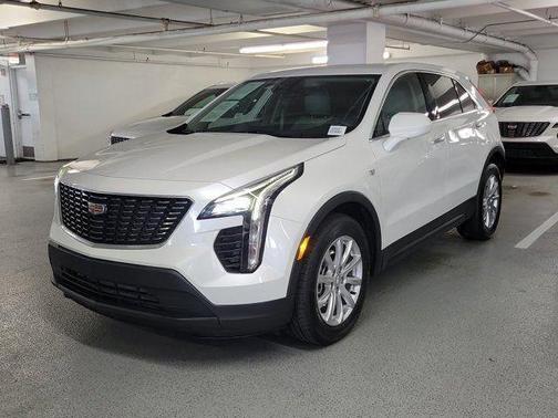 Crystal White Tri-Coat 2023 Cadillac XT4 Luxury