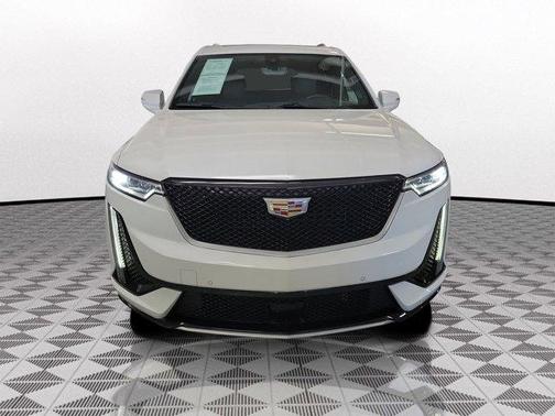 Crystal White Tri-Coat 2023 Cadillac XT6 Sport AWD