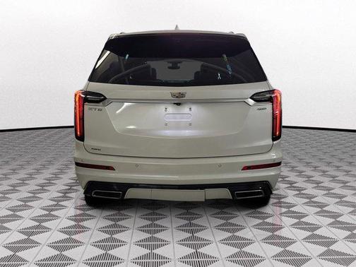 Crystal White Tri-Coat 2023 Cadillac XT6 Sport AWD