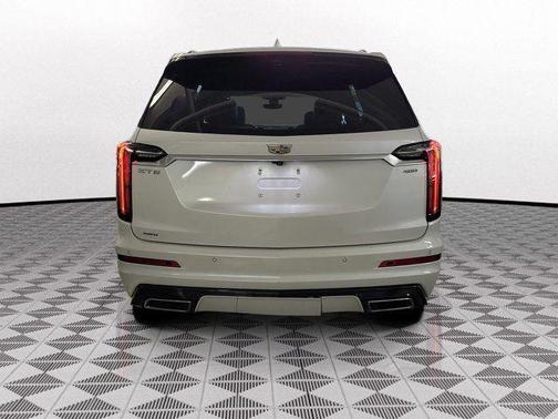 Crystal White Tri-Coat 2023 Cadillac XT6 Sport AWD