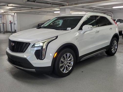 Crystal White Tri-Coat 2023 Cadillac XT4 Premium Luxury
