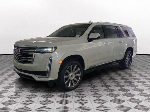 Crystal White Tri-Coat 2023 Cadillac Escalade ESV Premium Luxury Platinum