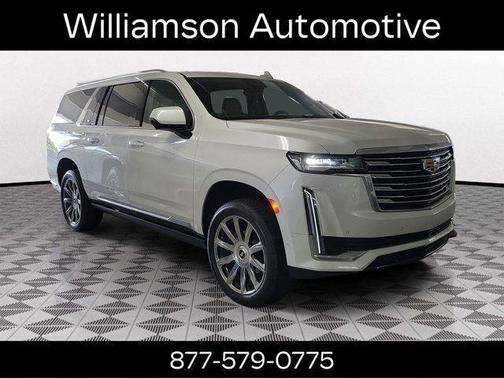 Crystal White Tri-Coat 2023 Cadillac Escalade ESV Premium Luxury Platinum