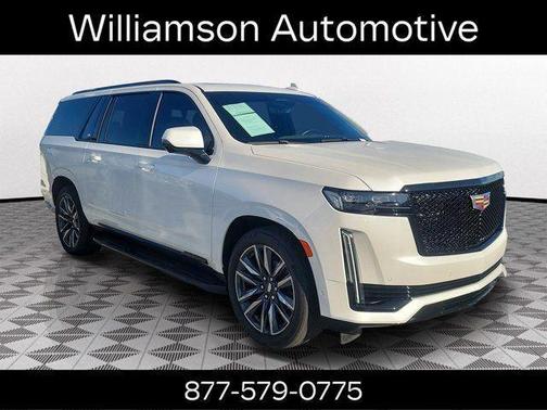 Crystal White Tri-Coat 2023 Cadillac Escalade ESV Sport Platinum