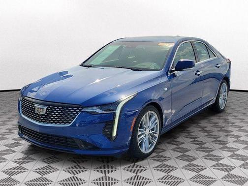 Wave Metallic 2023 Cadillac CT4 Premium Luxury