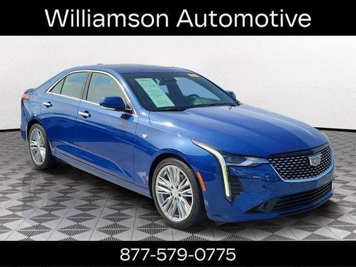 Wave Metallic 2023 Cadillac CT4 Premium Luxury