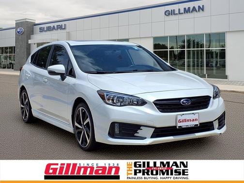 Crystal White Pearl 2023 Subaru Impreza Sport