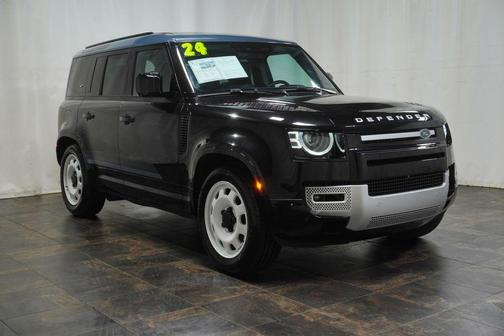 Santorini Black 2024 Land Rover Defender P400 S