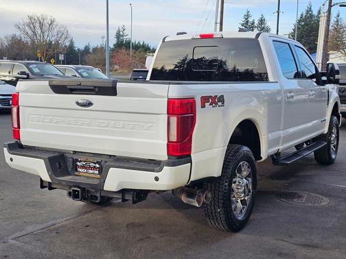 Star White Metallic Tri-Coat 2022 Ford F-350 Lariat