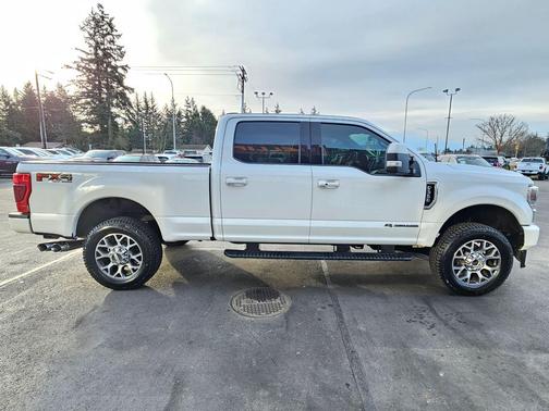 Star White Metallic Tri-Coat 2022 Ford F-350 Lariat