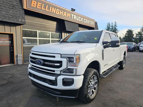 Star White Metallic Tri-Coat 2022 Ford F-350 Lariat