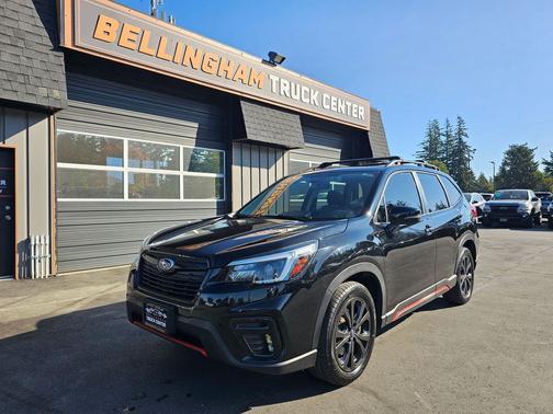 Crystal Black Silica 2021 Subaru Forester Sport