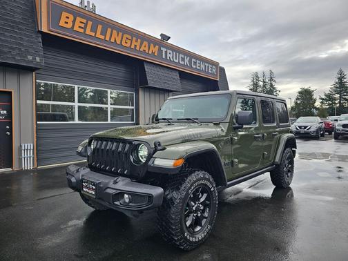 Sarge Green Clear Coat 2022 Jeep Wrangler Unlimited Sport