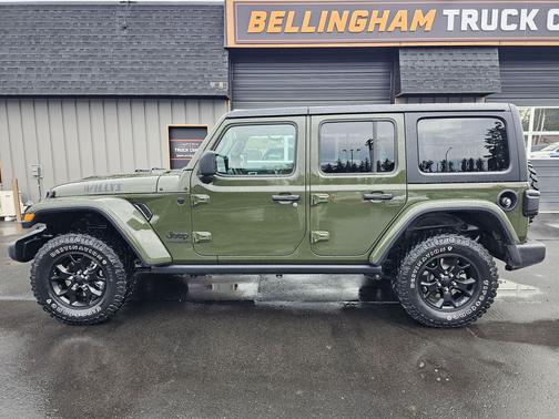 Sarge Green Clear Coat 2022 Jeep Wrangler Unlimited Sport