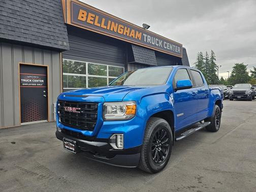 Dynamic Blue Metallic 2021 GMC Canyon Elevation