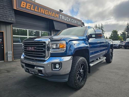 Cobalt Blue Metallic 2015 GMC Sierra 3500 SLT