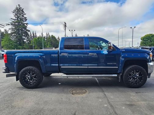 Cobalt Blue Metallic 2015 GMC Sierra 3500 SLT