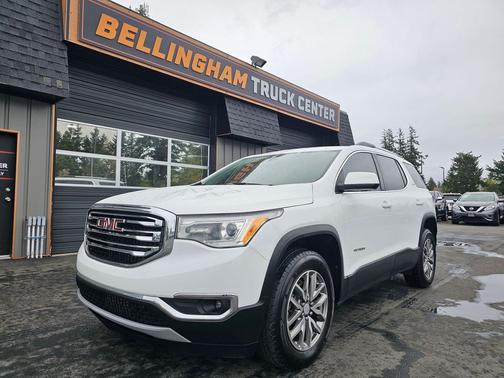 Summit White 2019 GMC Acadia SLE-2