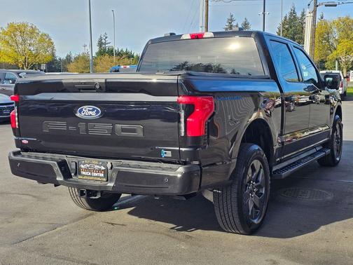Agate Black Metallic 2024 Ford F-150 Lightning XLT