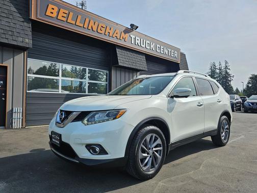 Pearl White 2015 Nissan Rogue SL