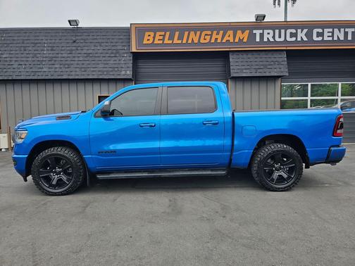 Blue 2022 RAM 1500 Sport
