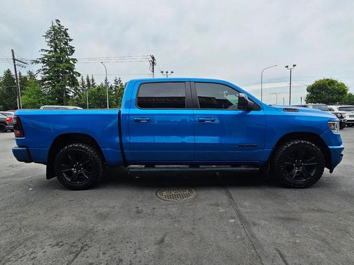 Blue 2022 RAM 1500 Sport