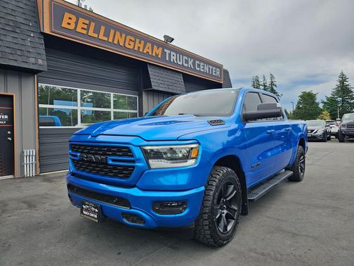 Blue 2022 RAM 1500 Sport