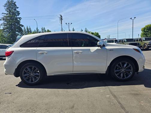 Platinum White Pearl 2020 Acura MDX 3.5L Technology & A-Spec Pkgs