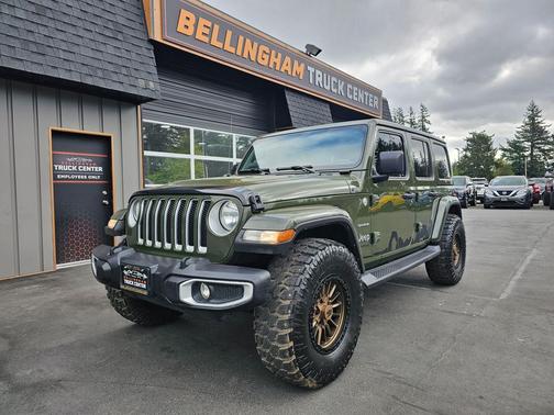 Sarge Green Clear Coat 2021 Jeep Wrangler Unlimited Sahara