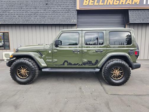 Sarge Green Clear Coat 2021 Jeep Wrangler Unlimited Sahara