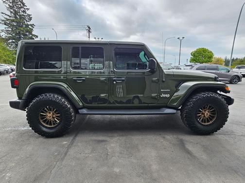 Sarge Green Clear Coat 2021 Jeep Wrangler Unlimited Sahara