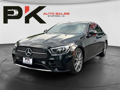 Black 2021 Mercedes-Benz E-Class 4MATIC