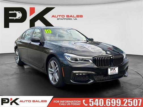 Black 2019 BMW 750 i xDrive